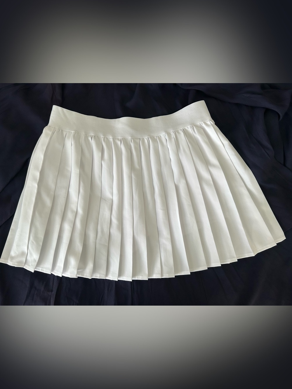 Women's White Pleated Skirt With Built-in Shorts - Tennis Style Dance Practice